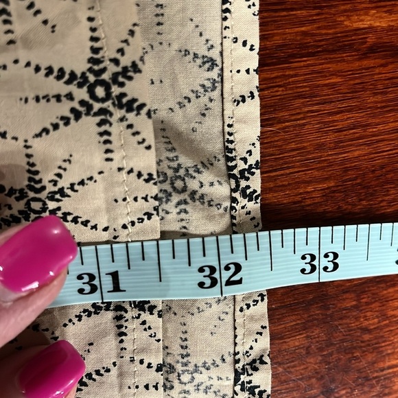 Levi’s Womens Sundress XL Cream Black Slip Straps Star Pattern Back Zip Summer - Picture 11 of 12